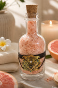 Grapefruit Himalayan Pink Salts/Laced with coconut oil!