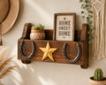 Western Charm Pallet Wood Display Shelf