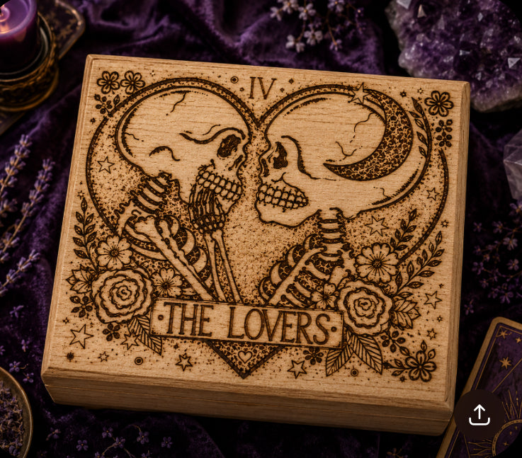 The Lovers Tarot Treasure Box
