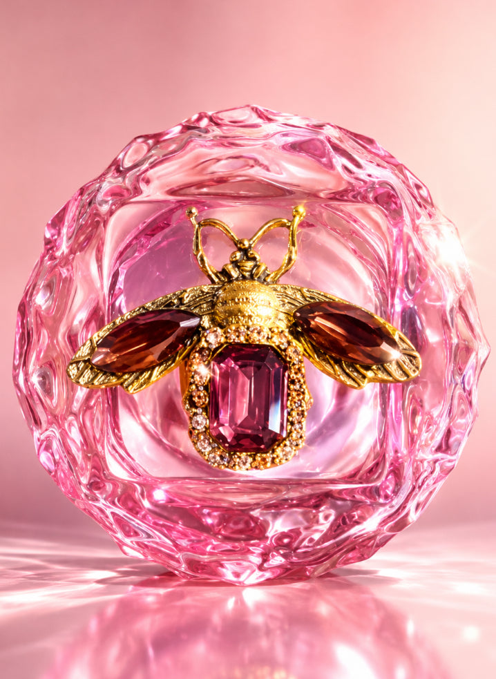 “The blushing bee-luxe jar”