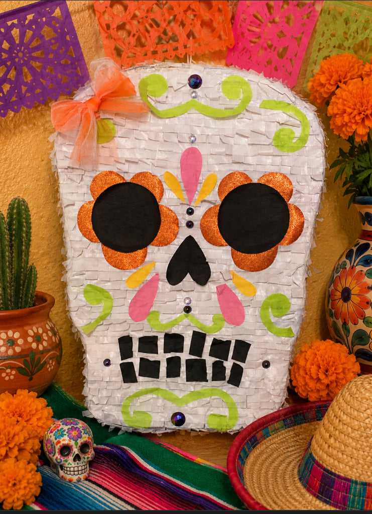 “Sugar skull pinata”